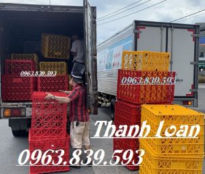 Sóng hở đựng hàng, rổ nhựa lớn có bánh xe./ 0963.839.593 Ms.Loan