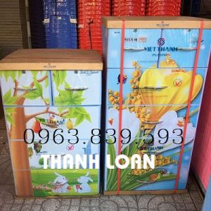 Tủ nhựa 4 tầng họa tiết đẹp, tủ nhựa lắp ghép./ 0963.839.593 Ms.Loan