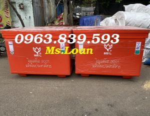 Thùng giữ lạnh 800L hiệu hoa sen nắp mở rời có chân./ 0963.839.593 Ms.Loan