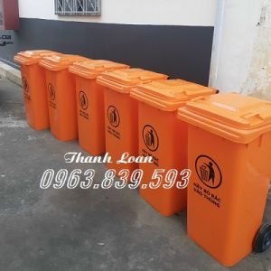 Phân phối thùng rác hdpe 60L 90L 120L 240L giao hàng toàn quốc./ 0963.839.593 Ms.Loan